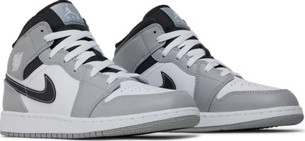 Air Jordan 1 Mid GS 'Light Smoke Grey'