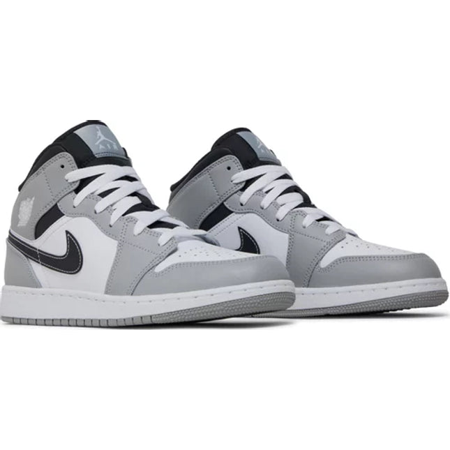 Air Jordan 1 Mid GS 'Light Smoke Grey'