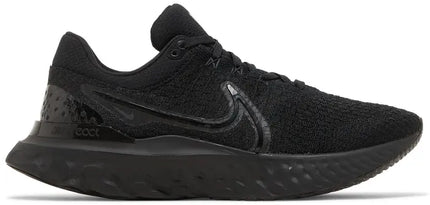 Nike Mens React Infinity Run Flyknit 3 'Triple Black'