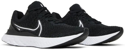Nike Mens React Infinity Run Flyknit 3 'Black White'