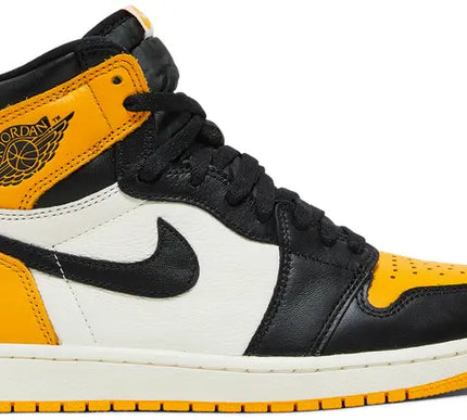 Nike Mens Air Jordan 1 Retro High OG Sneakers - 'Yellow Toe'