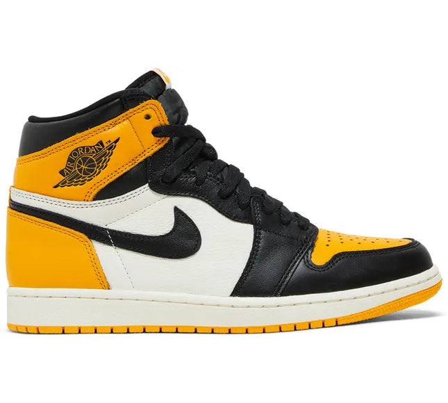 Nike Mens Air Jordan 1 Retro High OG Sneakers - 'Yellow Toe'