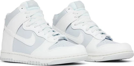 Nike Grade School Womens Dunk High Sneakers - 'Summit White Football Grey'