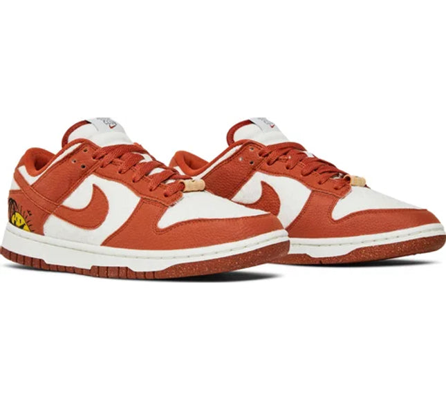 Nike Womens Dunk Low Retro Sneakers - 'Sun Club'