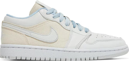 Nike Womens Air Jordan 1 Low Sneakers - 'Sail Canvas'