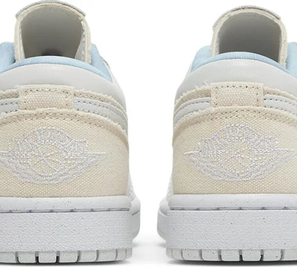 Nike Womens Air Jordan 1 Low Sneakers - 'Sail Canvas'