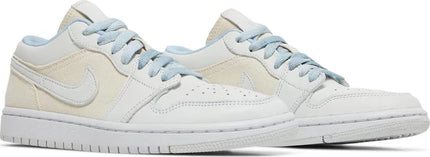 Nike Womens Air Jordan 1 Low Sneakers - 'Sail Canvas'