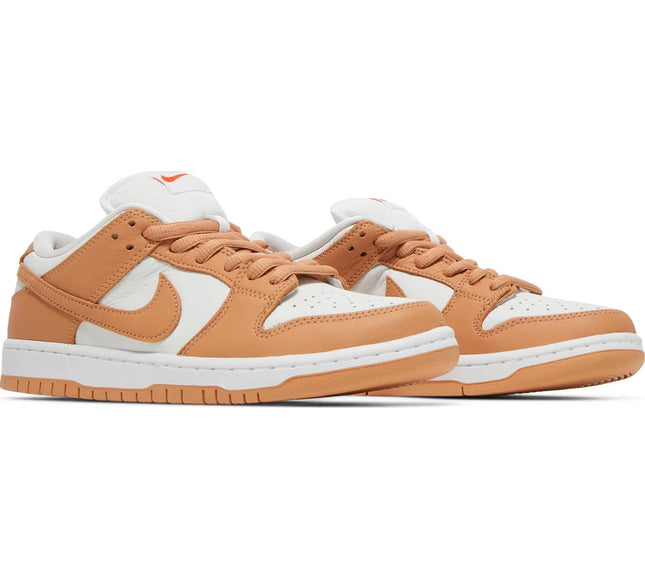 Nike Mens Dunk Low Pro ISO SB Sneakers - 'Light Cognac'