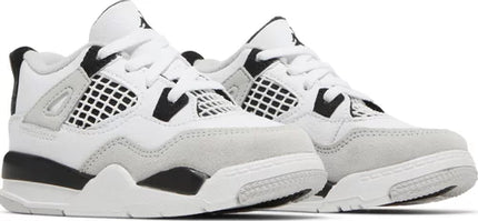 Nike Toddlers Air Jordan 4 Retro Sneakers - 'Military Black'
