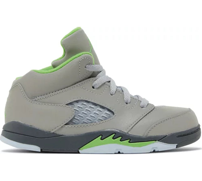 Nike Toddlers Air Jordan 5 Retro Sneakers - 'Green Bean' 2022