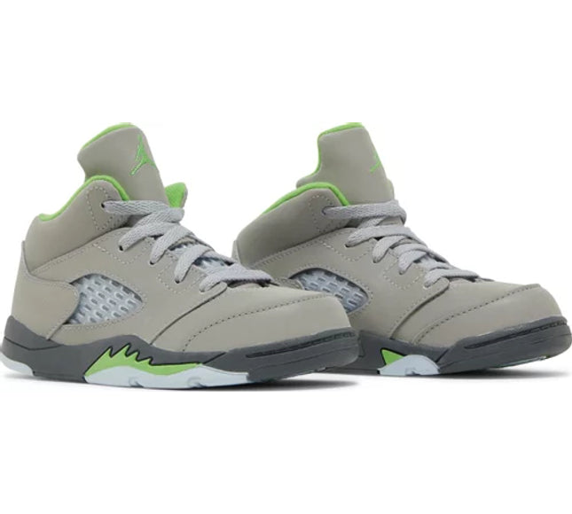Nike Toddlers Air Jordan 5 Retro Sneakers - 'Green Bean' 2022