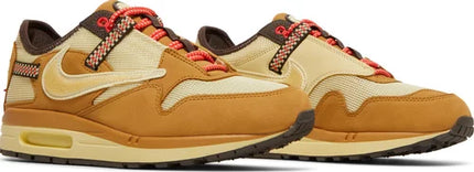 Nike Mens Travis Scott x Air Max 1 Sneakers - 'Wheat'
