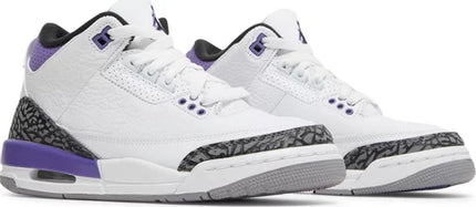 Nike Grade School Womens Air Jordan 3 Retro Sneakers - 'Dark Iris'