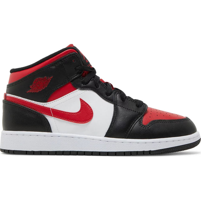 Air Jordan 1 Mid GS 'Bred Toe'
