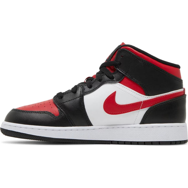 Air Jordan 1 Mid GS 'Bred Toe'