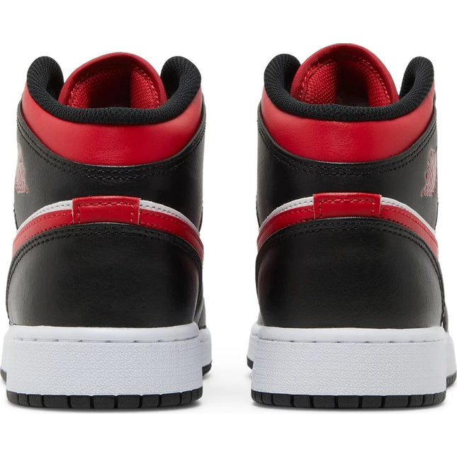 Air Jordan 1 Mid GS 'Bred Toe'