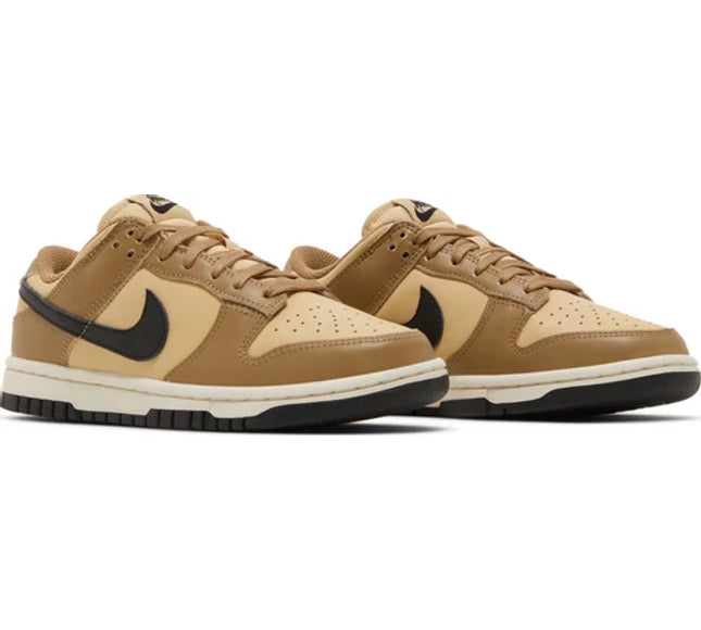 Nike Womens Dunk Low Sneakers - 'Dark Driftwood'