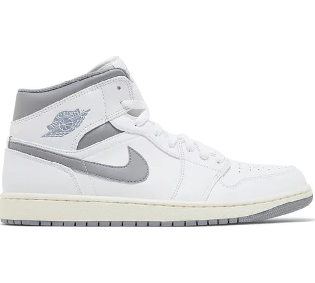 Nike Mens Air Jordan 1 Mid Sneakers - 'Vintage Grey'