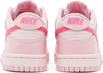 Nike Grade School Womens Dunk Low Sneakers - 'Triple Pink'