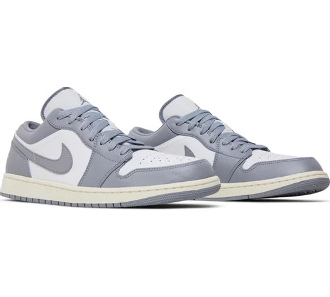 Nike Mens Air Jordan 1 Low Sneakers - 'Vintage Grey'