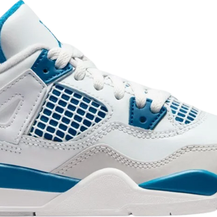 Nike Pre School Kids Air Jordan 4 Retro Sneakers - 'Military Blue' 2024