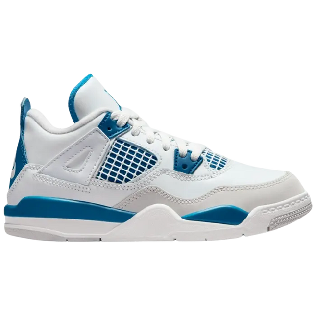 Nike Pre School Kids Air Jordan 4 Retro OG Sneakers - 'Military Blue' 2024