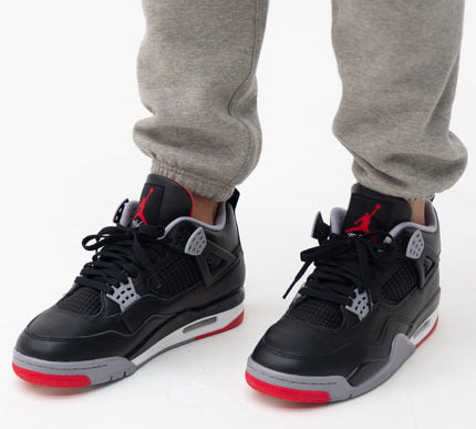 Nike Mens Jordan 4 Retro Sneakers - 'Bred Reimagined'