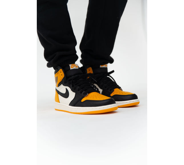 Nike Mens Air Jordan 1 Retro High OG Sneakers - 'Yellow Toe'
