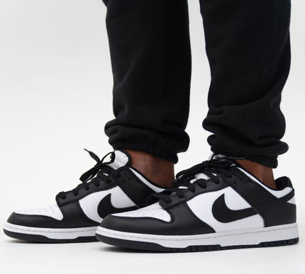Nike Mens Dunk Low Sneakers - 'Black White'