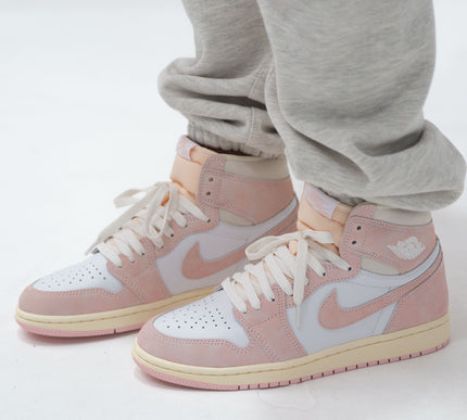 Nike Womens Air Jordan 1 Retro High OG Sneakers - 'Washed Pink'