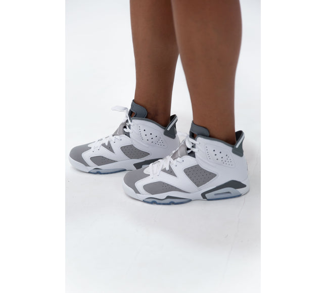 Nike Mens Air Jordan 6 Retro Sneakers - 'Cool Grey'