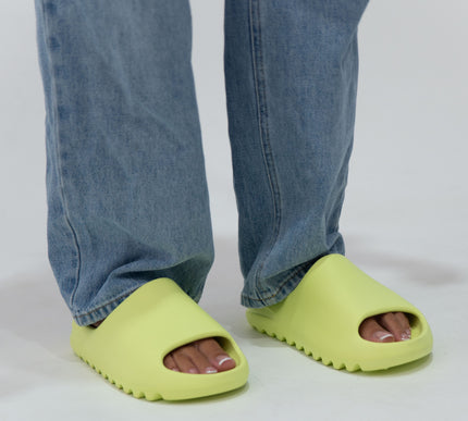 Adidas Yeezy Slide Sneakers - 'Glow Green'