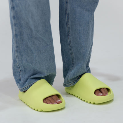 Adidas Yeezy Slide Sneakers - 'Glow Green'