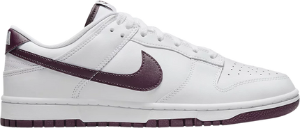 Dunk Low 'White Night Maroon'