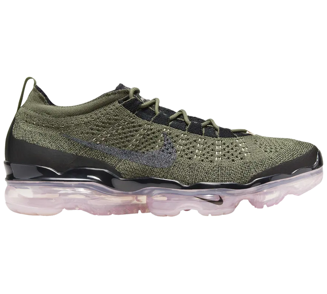 Nike Mens Air VaporMax 2023 Flyknit 'Medium Olive Pink Oxford'