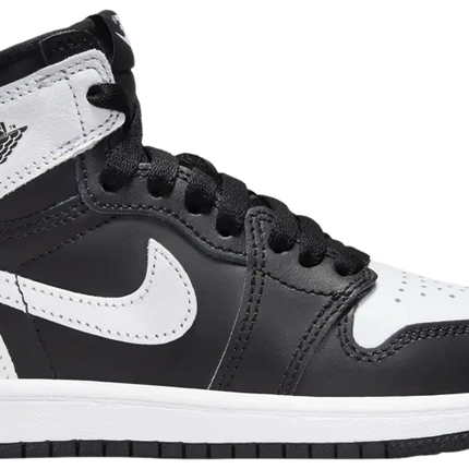 Nike Pre School Kids Air Jordan 1 Retro High OG Sneakers - 'Black White 2.0'