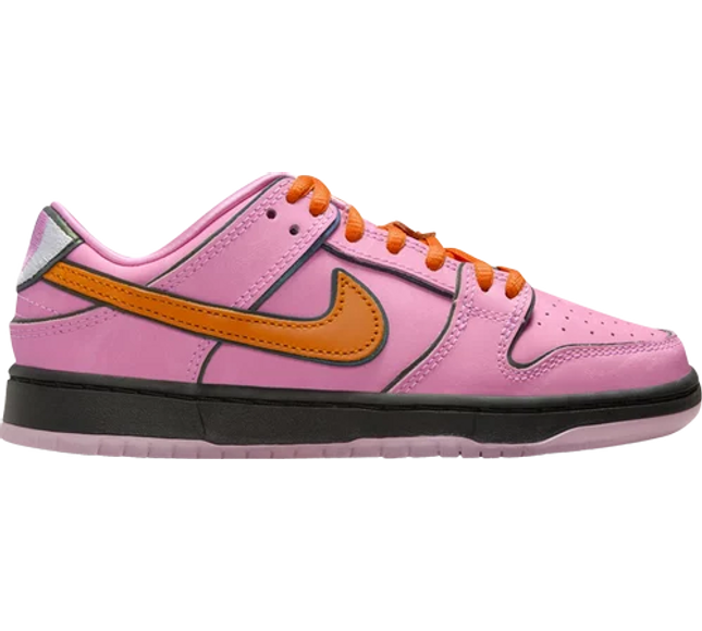 Nike Pre School Kids The Powerpuff Girls x Dunk Low Pro SB QS Sneakers - 'Blossom'