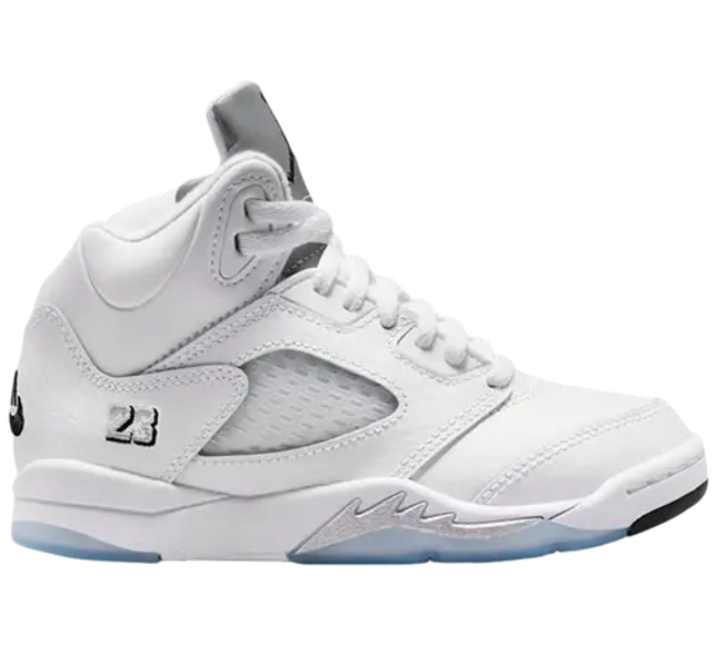Air Jordan Jordan 5 Retro PS 'White Metallic Silver' 2026