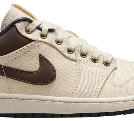 Nike Mens Air Jordan 1 Low Premium 'Ivory Baroque Brown'