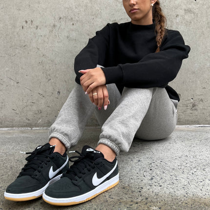 Nike Mens Dunk Low SB Sneakers - 'Black Gum'