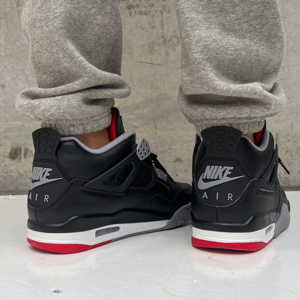 Nike Mens Jordan 4 Retro Sneakers - 'Bred Reimagined'
