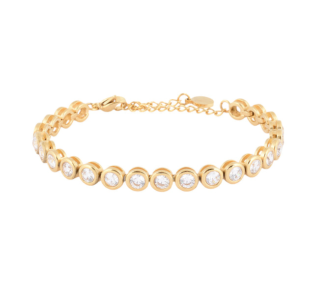 Bezel Tennis Bracelet