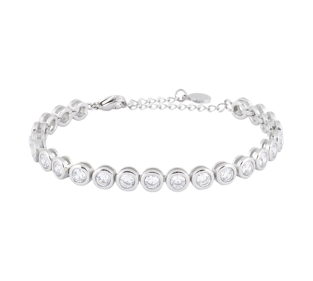 Bezel Tennis Bracelet