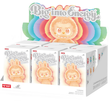 Labubu The Monsters Big into Energy Series Vinyl Plush Pendant Sealed Case (6 Blind Boxes)