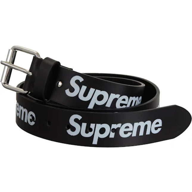 Supreme Repeat Leather Belt (SS24) 'Black'