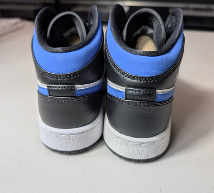 EX-DISPLAY - Nike Grade School Womens Air Jordan 1 Mid Sneakers - 'Racer Blue'