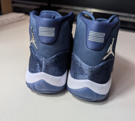 EX-DISPLAY - Nike Womens Air Jordan 11 Retro Sneakers - 'Midnight Navy Velvet'