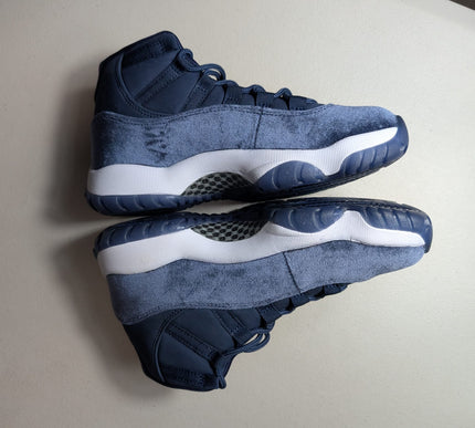 EX-DISPLAY - Nike Womens Air Jordan 11 Retro Sneakers - 'Midnight Navy Velvet'