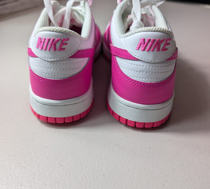 EX-DISPLAY - Nike Grade School Womens Dunk Low Sneakers - 'Laser Fuchsia'