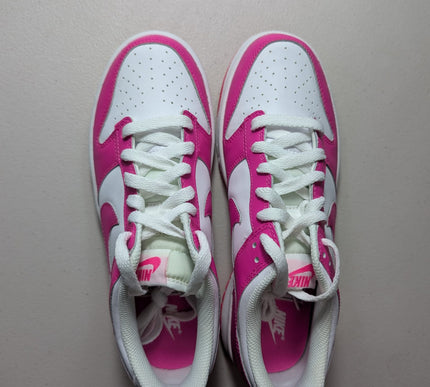 EX-DISPLAY - Nike Grade School Womens Dunk Low Sneakers - 'Laser Fuchsia'